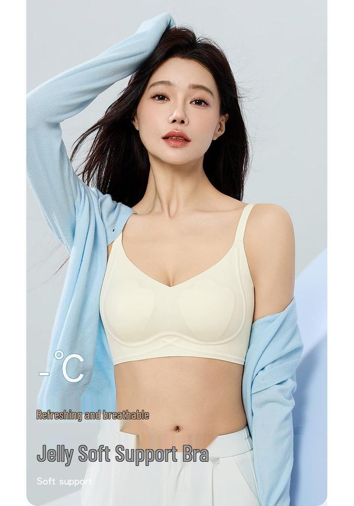 Cat Paw Seamless Push-Up Bra - Soft Support, Anti-Sagging, Wire-Free, Breathable Lingerie