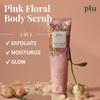 Plu Body Scrub Różowy Kwiatowy 200g