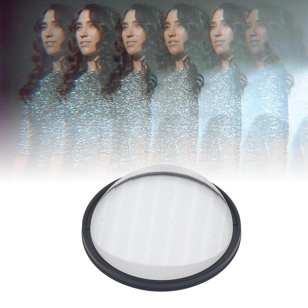 Linear Prism Foreground Color Image Glass Prism Special Effect Photography Accessories Filter, Blur, Repeat, Filter, (72mm)
