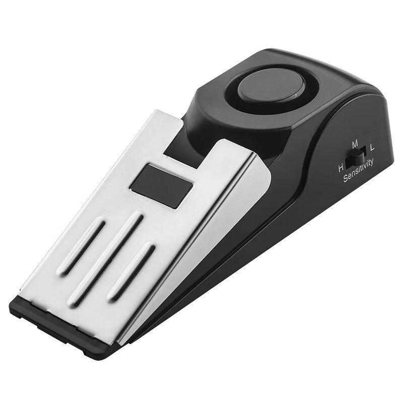 3pcs Upgraded Door Stopper Alarm Portable 120db Wedge Security Floor Door Stops Adjustable Sensitivity for Home Dormitory Travel