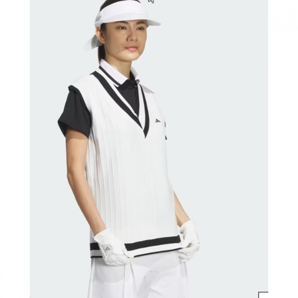 Adidas Golf Women S looSe Fit Knit veSt Ik9800