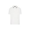SS23 Color Block Letter Collar Printed Short Sleeve Polo Shirt Men Tops White 3R1FG4-1JTKZ1-0184