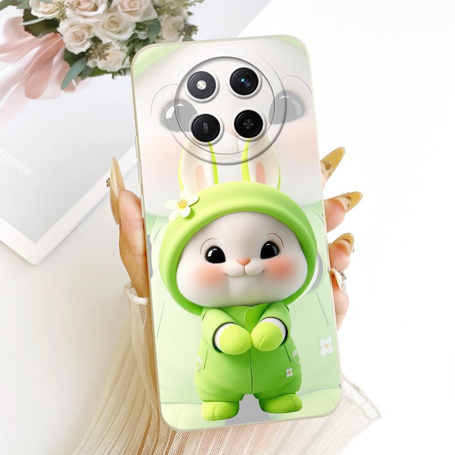 For Honor Magic7 Lite Case HonorX9C Cute Rabbit Cartoon Painted Cover Soft TPU Phone Case For Honor X9C Smart Magic 7 Lite Shell