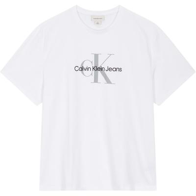 Jeans Letter Embroidery Comfortable Crew Neck Short Sleeve T-Shirt Men Tops White 40EM289-YAA