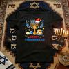 Merry Chrismukkah Happy Hanukkah Christmas TShirt Women Unisex Casual Cotton Graphic T Shirts Jewish Festival Shortsleev