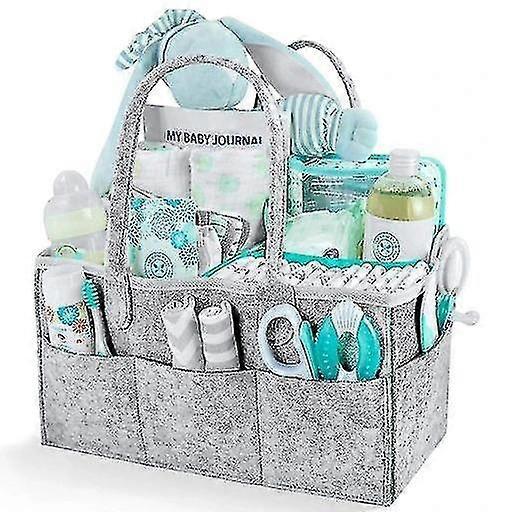 Baby Diaper Caddy Organizer Portable Holder Bag, Nursery Essentials Storage Bins - PR