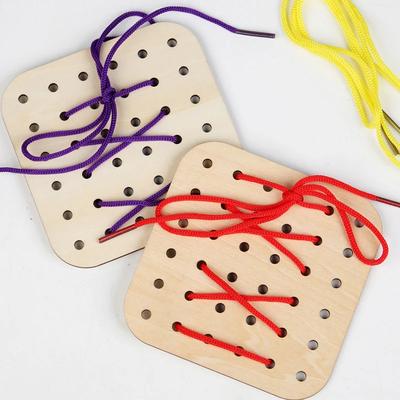 Juego de Estrategia de Hilo de Cuerda de Madera para Niños Adultos Diversión Familiar Juego de Batalla Interactivo Juguete Puzzle para Regalos Infantiles