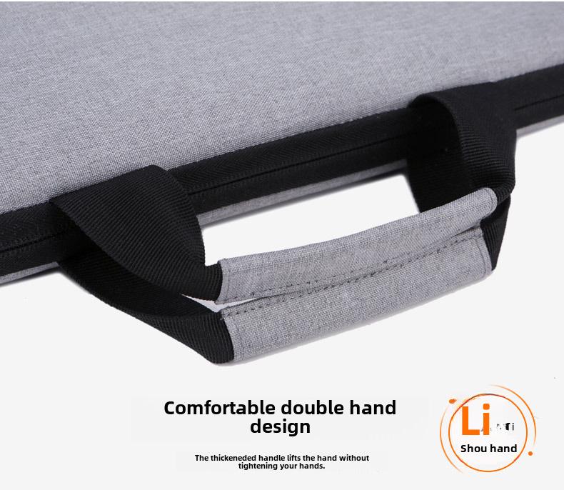 Ultra-Thin Laptop Bag for 13-15.6 Inch Notebooks & iPads with Printed Logo