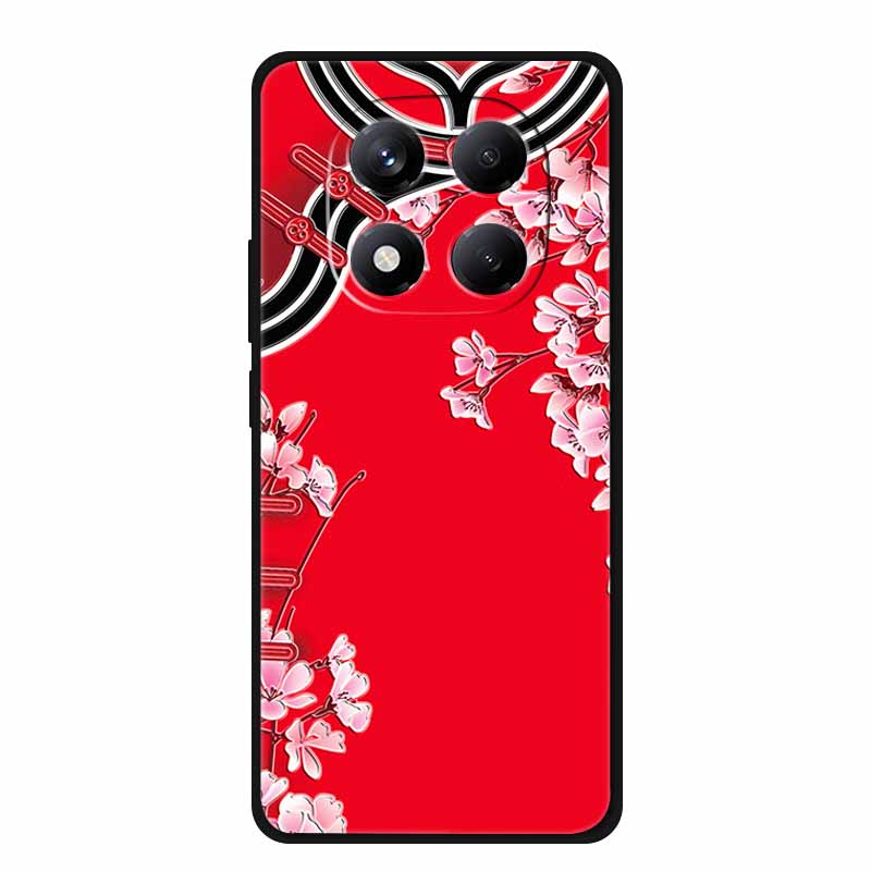 3D Flowers Emboss Fundas For Redmi Note 15 5G (China) Case Soft Silicone Phone Cases For Note 15 5G For China Covers Shell Coque