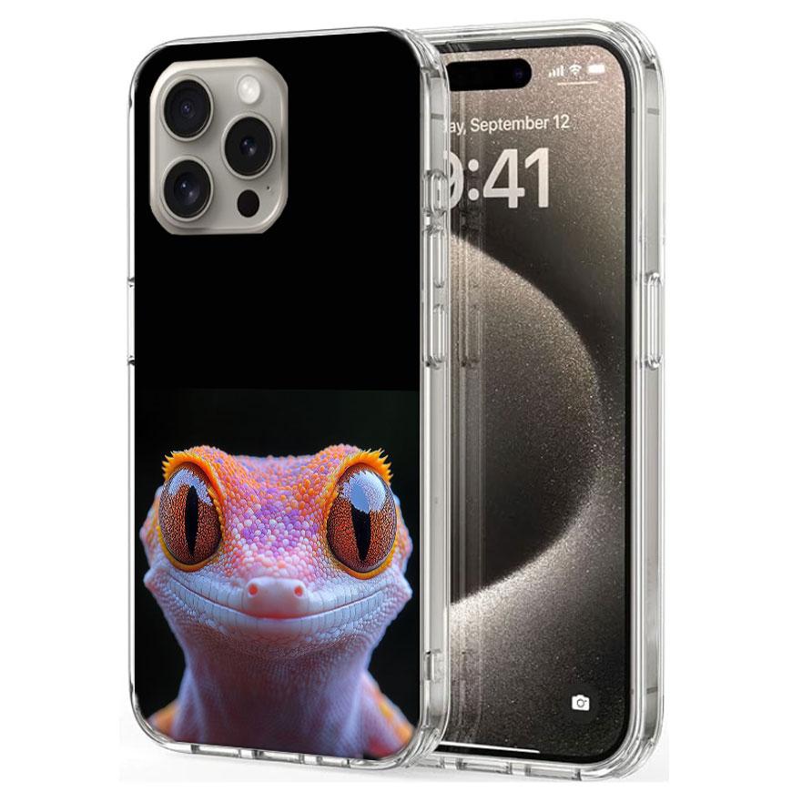 Lizards and Geckos Have Big Eyes Cases Phone Case For Iphone 17E 16E 17 Air 16 Pro Max 15 Pro 14 Plus 11 13 12 Mini Cover Cases