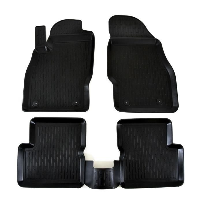 Tapis De Sol 3D - SCOUTT - Opel CORSA D 2006-2019 - Caoutchouc Premium - Résistant À L'eau - Sur Mesure