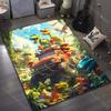 1PC Dinosaur Jungle Buggy Print Cartoon Carpet for Bedroom Living Room Bedside Sofa Floor Mat Modern Home Decor Area Rug