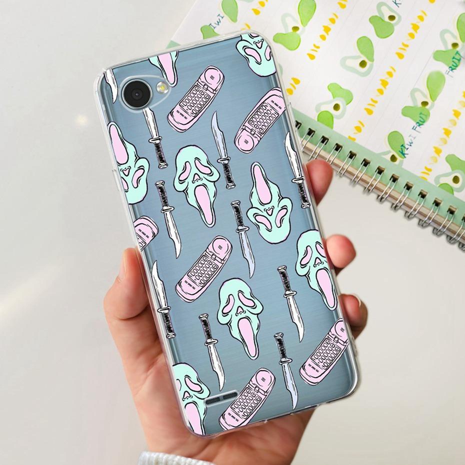 For LG Q6 Q6a Q6+ M700 X600K X600L X600S Cute Flower Cat Painted Phone Case For LG Q6 Plus Q 6 Alpha Soft Silicone TPU Cases