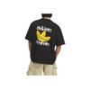 Adidas Originals Trefoil Graphic T-Shirt Comfortable Versatile Fashion Soft Short Sleeve Men Tops Black KE5794