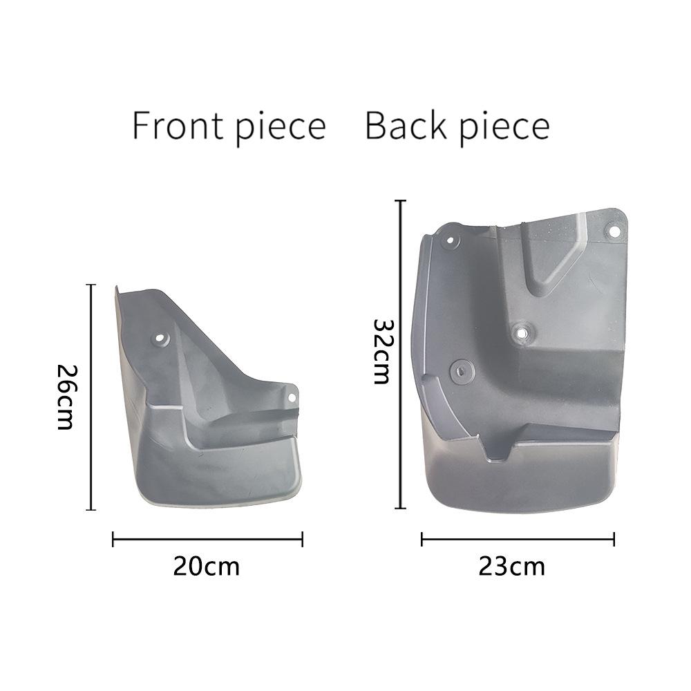 Car Mud Flaps For Toyota Hiace 200 2012-2018 Mudflaps Splash Guards Mud Flap Mudguards Accessories