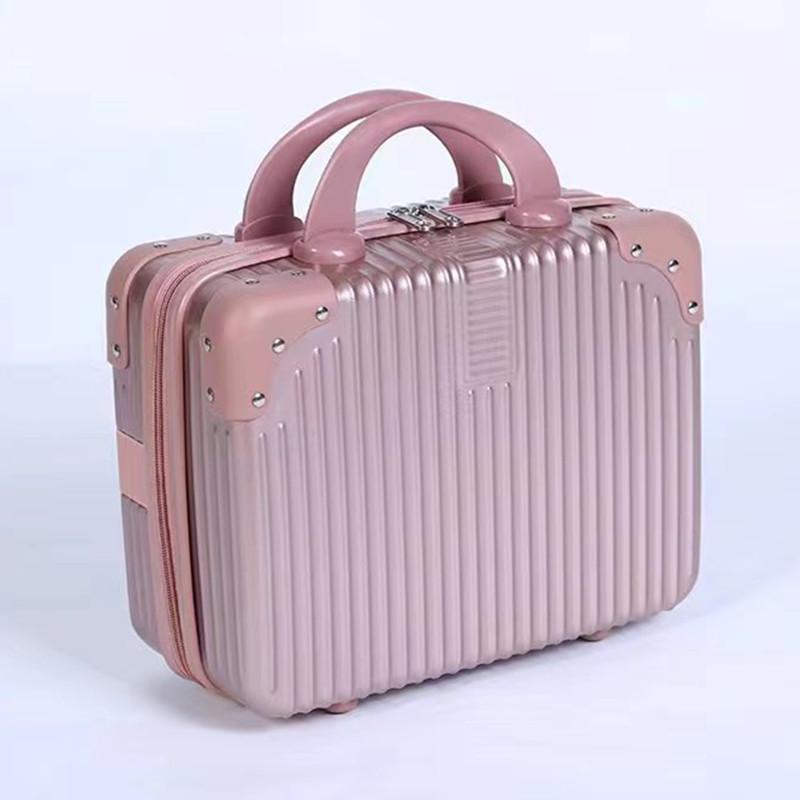 Mini Handbag 14" Makeup Case: Small Suitcase-Style Storage & Gift Box