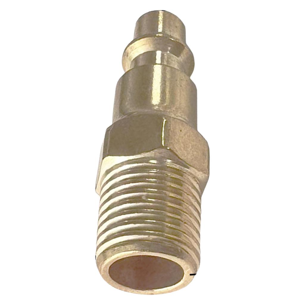 Acoplador NPT de 1/4 de pulgada Conector de Compresor de Aire Racor para Manguera de Línea de Aire Adaptador de Acoplamiento Acoplador Rápido Extremo Conector Duradero