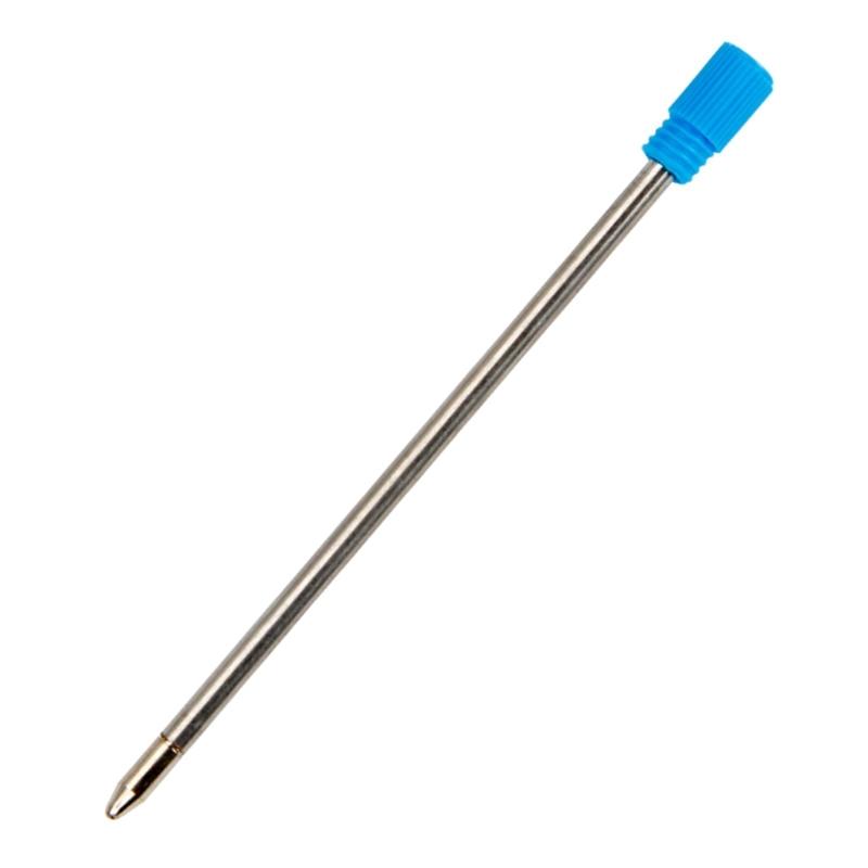10 Stück austauschbare Kugelschreiberminen, Kugelschreiber-Metallminen Metallmine für Drehkugelschreiber, 1,0 mm Spitze
