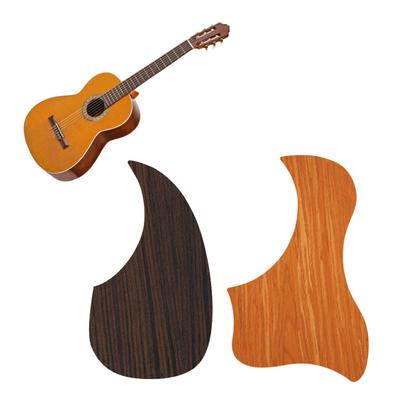 Bellissimo battipenna per chitarra acustica in PVC compatto con venature del legno di noce, a forma di acqua, per appassionati di musica
