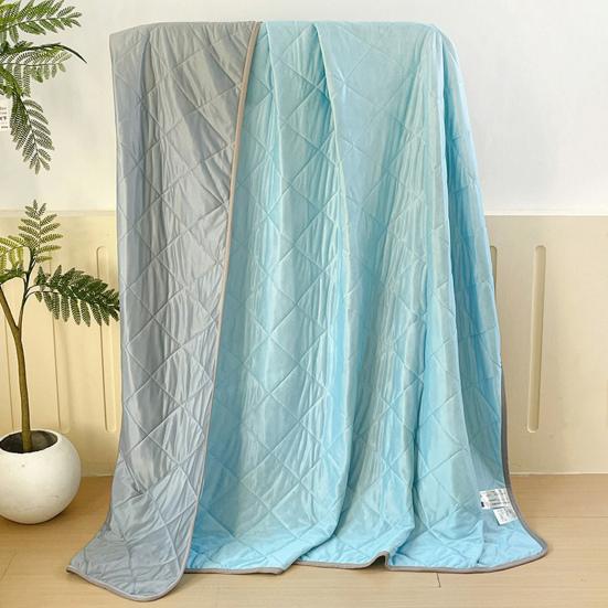 Summer Cooling Quilt for Hot Sleepers Light-weight Breathable Cooling Quilt Padded Summer Quilt for Bed Sofa Stay Cool from Night Sweats