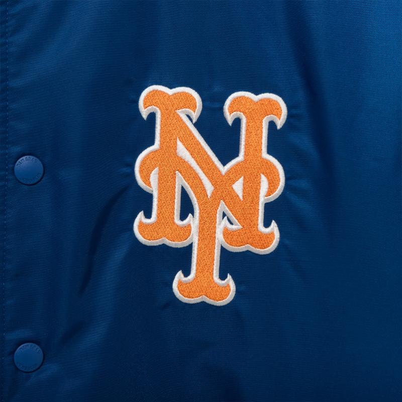 New Era Mlb New York Mets Authentic Stadium Jacket Blue