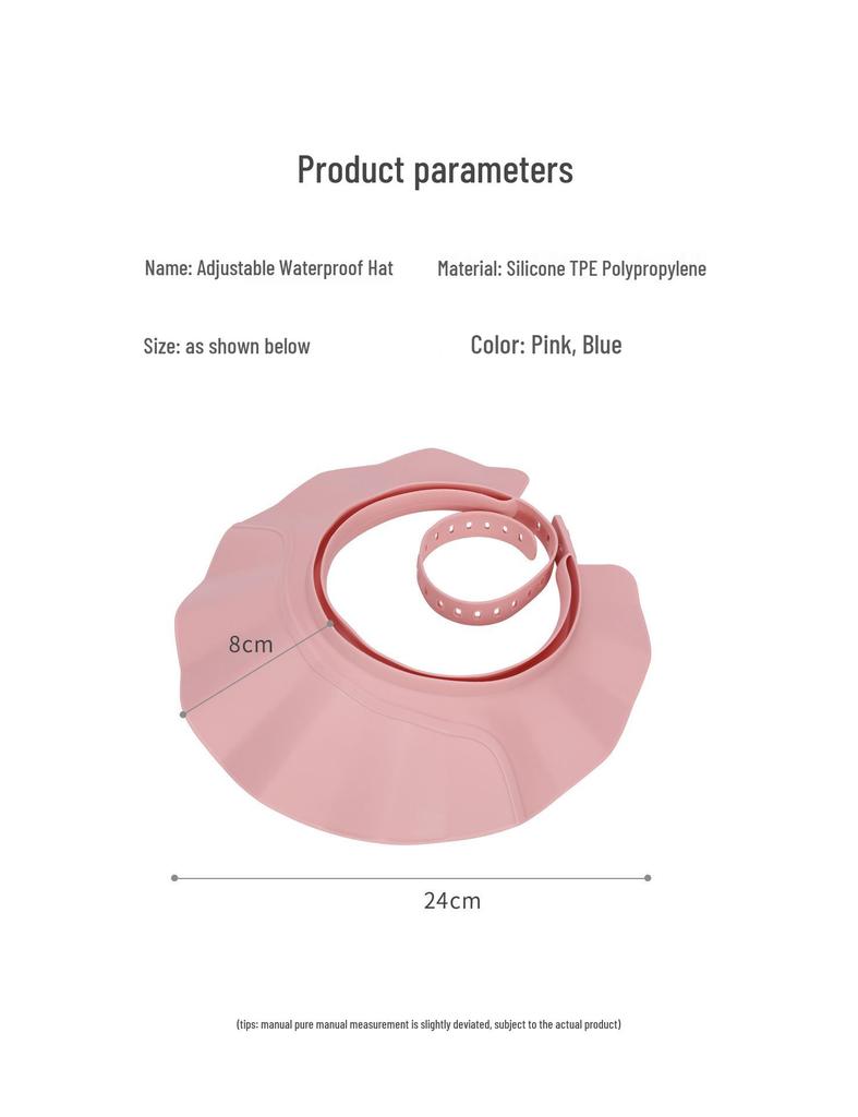 Baby Shampoo Hat: Water-Blocking Ear Protection Cap for Kids and Infants
