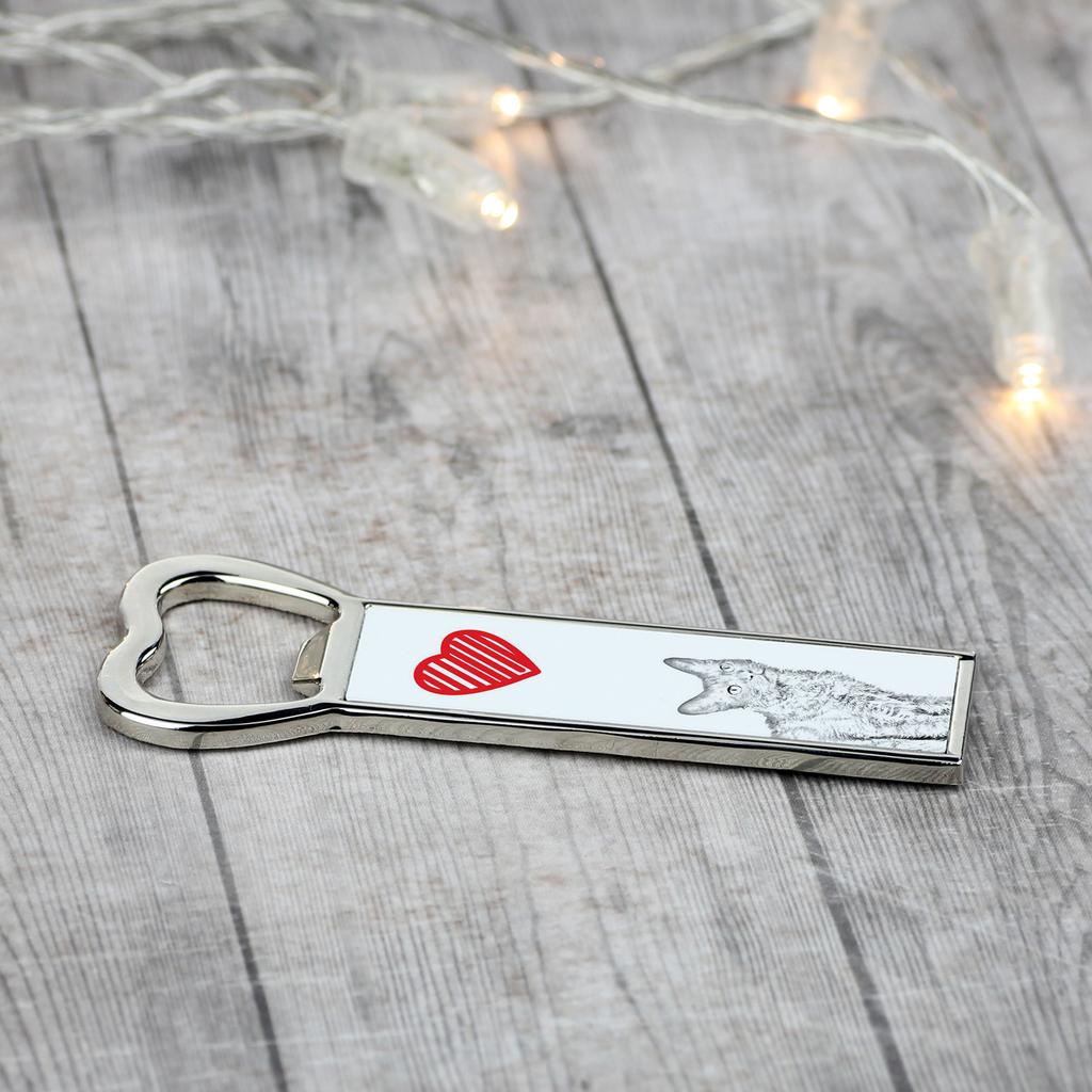 Laperm – Bottle opener with a cat, personalized fridge opener | Art-Dog