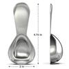 304 Edelstahl Kaffeelöffel Set mit ML Skala - 15ml 30ml Genaue Messlöffel für Kaffee Tee Schaufel