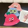 Adorable Cherry Hollow Knit Baby Fisherman Hat - Unisex Funny Wool Cap for Kids