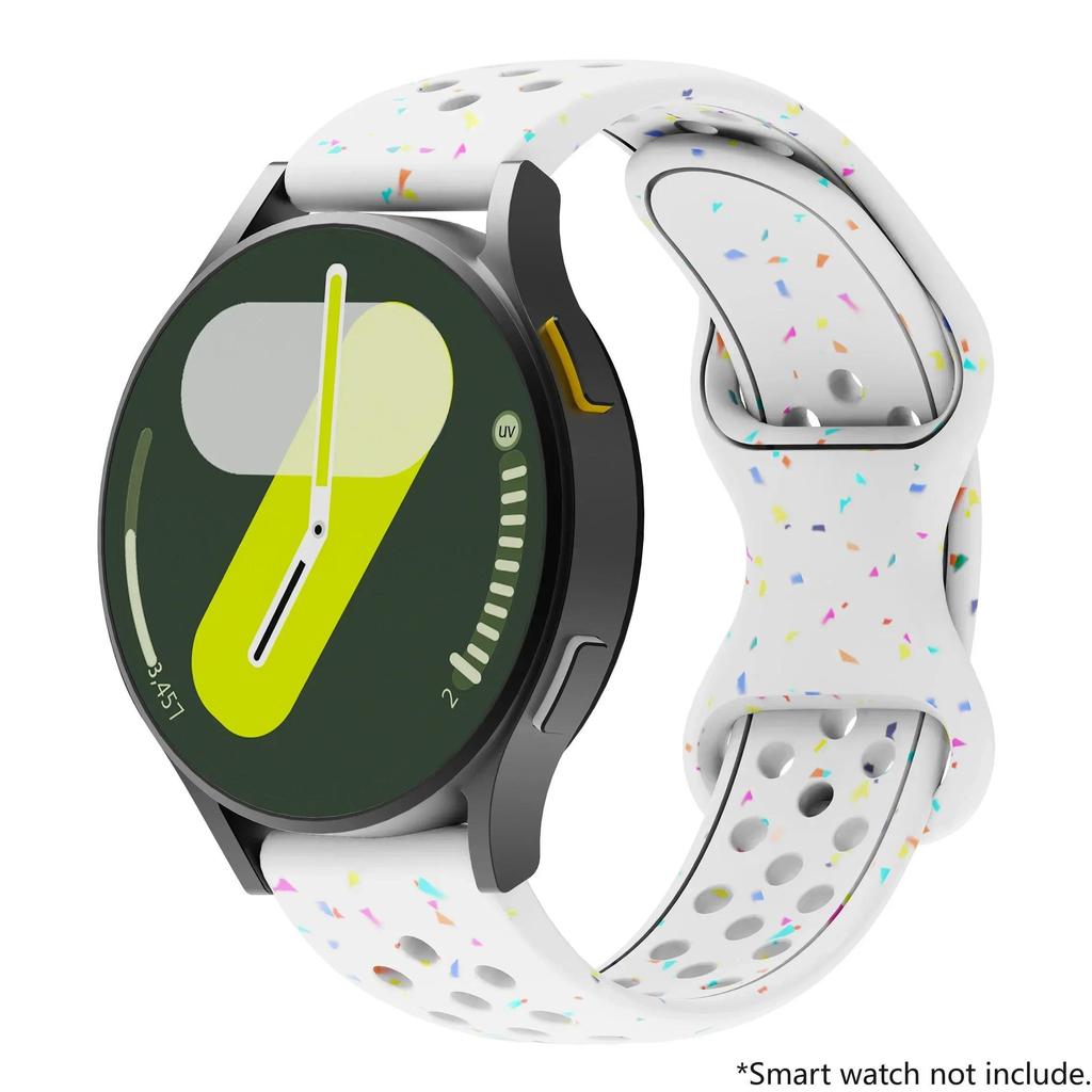 18mm 20mm 22mm Silikonrem för Samsung Galaxy Watch 7 6 5 4 5Pro 6Classic Armband för Huawei Watch GT5 4Pro 3 46mm 18mm Band