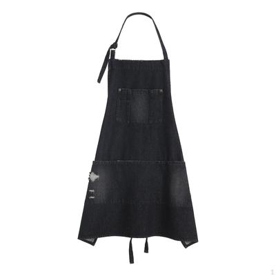 Chef Apron Denim Tall Bib Work for DIY Ceramic Sculpture Art Working Artist Chefs