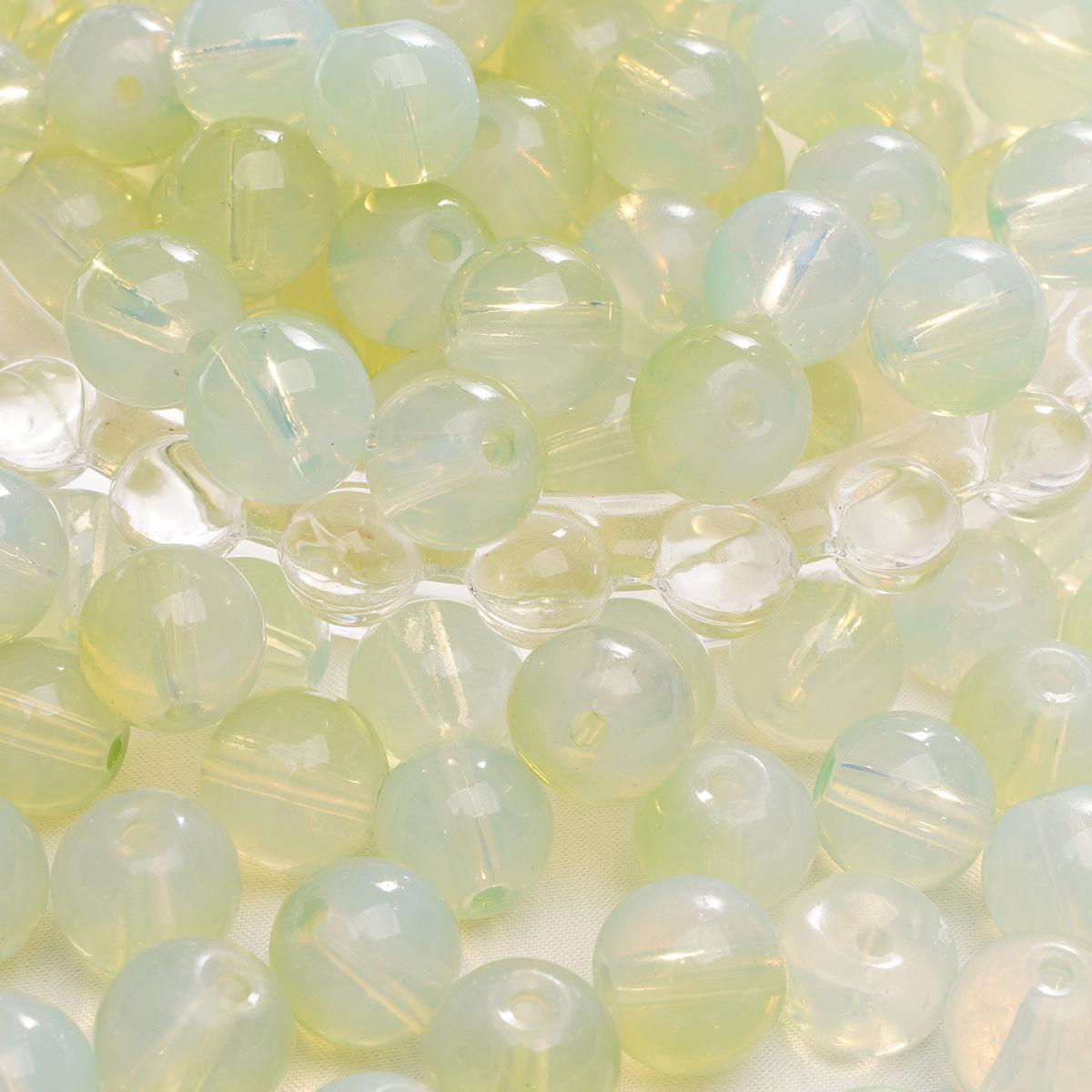 

Handmade Colorful Glass Round Beads for Jewelry DIY – Bracelet & Necklace Materials