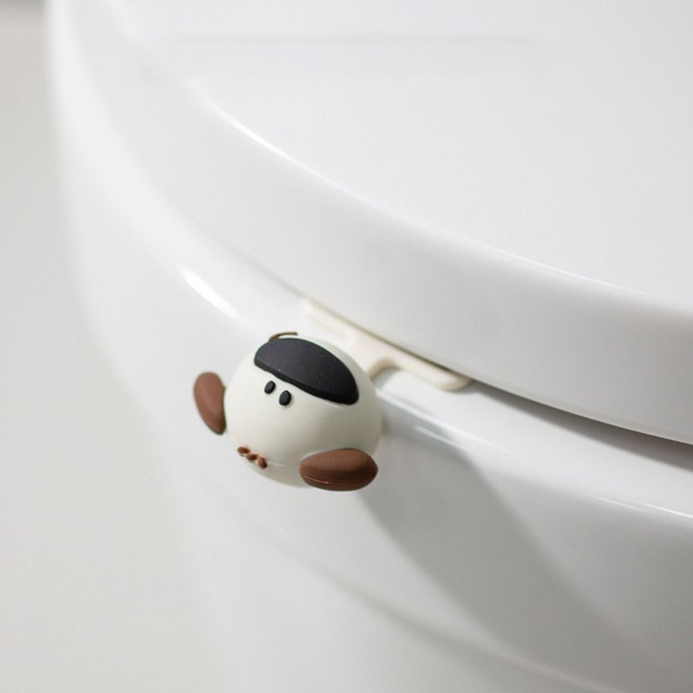 Self-Adhesive Cartoon Toilet Lid Lifter Cartoon Animals Toilet Seat Handle  Toilet Accessories