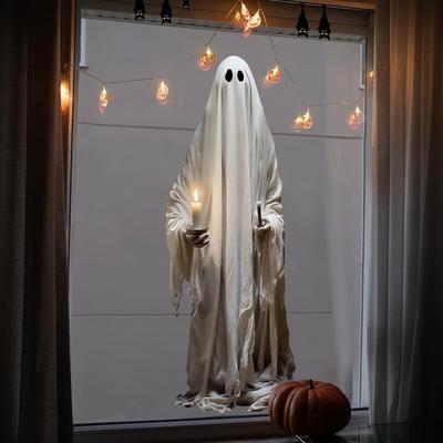 Halloween Horror Geist Wandaufkleber Geisterfest Horror Party Atmosphäre Dekorative Aufkleber PVC Selbstklebend Glasaufkleber