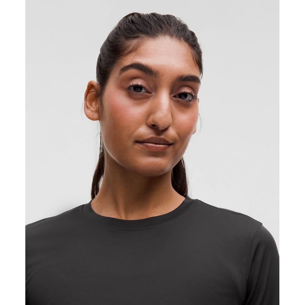 Lululemon Ultralight Hip Length Long Sleeve Shirt Black