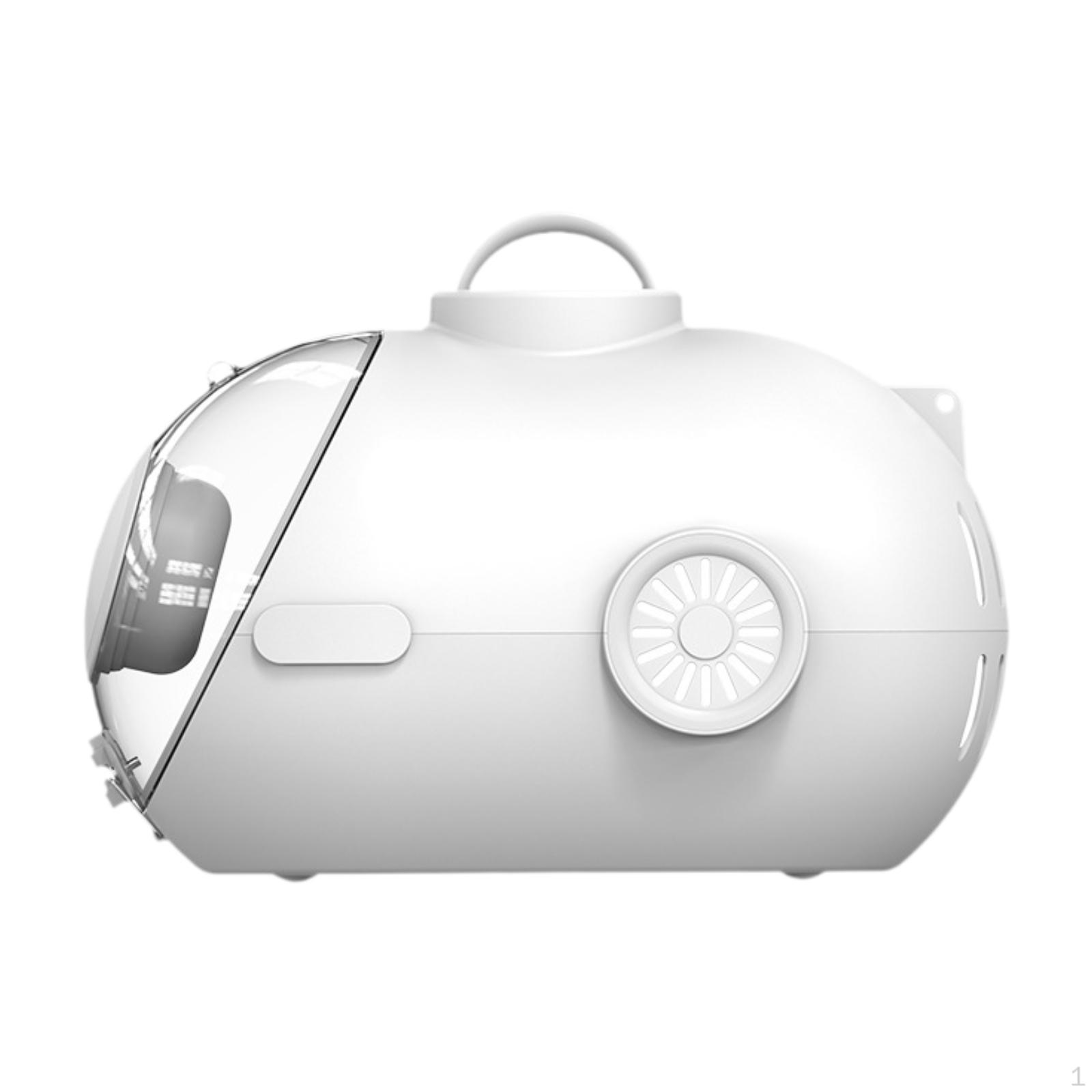 

Переноска для кошек, будка с прозрачным окном, уникальная форма, с ночным светом, 24 л, большая емкость для домашних животных белый