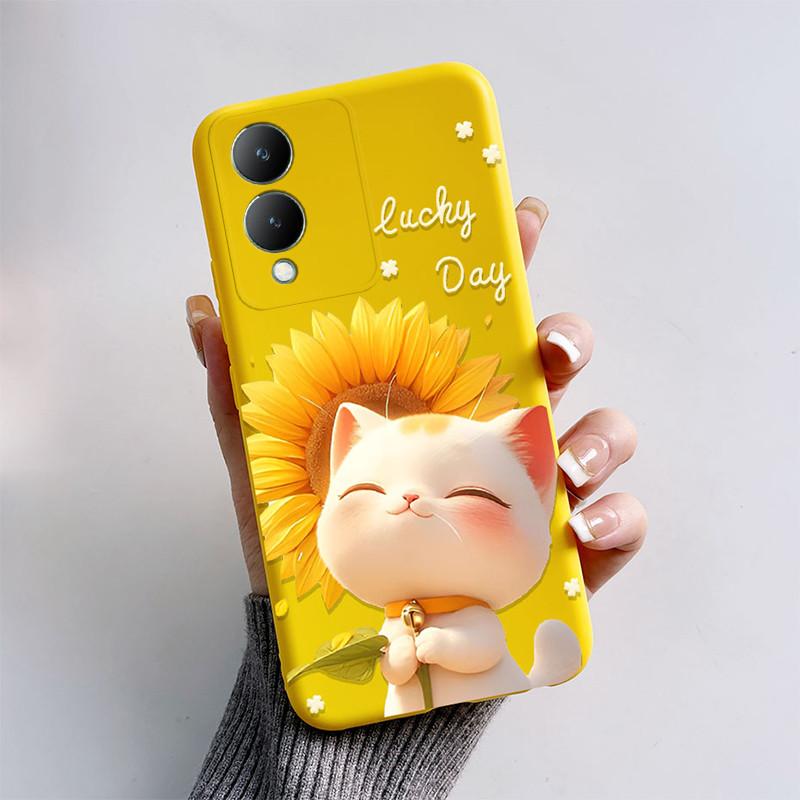 Custodia Per Vivo Y17 S Y17S Y16 Custodia Per Telefono Silicone Morbido Bella Farfalla Cover Posteriore Per VivoY17S Vivo Y 17S Y 16 Fundas Coque Capa