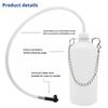 Manual Brake Fluid Extractor & Collection Bottle Hand Pump Tool for Brake & Clutch Fluid Service Automotive Repair Tool 1L