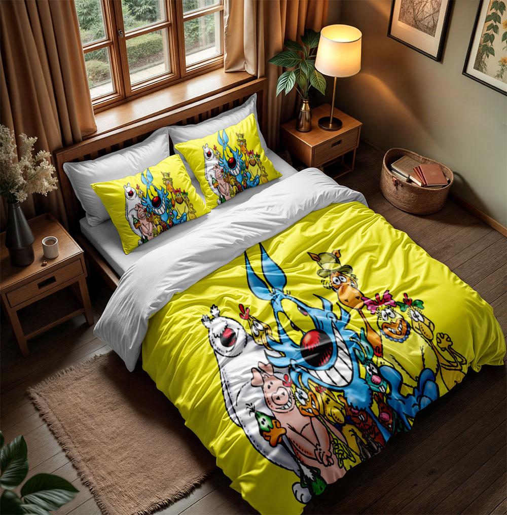 Alberto the Wolf Duvet Cover Set Without Sheet King Queen Double Full Twin Single Size Bed Linen Set
