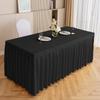 Modern Minimalist Table Skirt Hotel Conference Banquet Rectangular Dining Tables 120-240cm Length