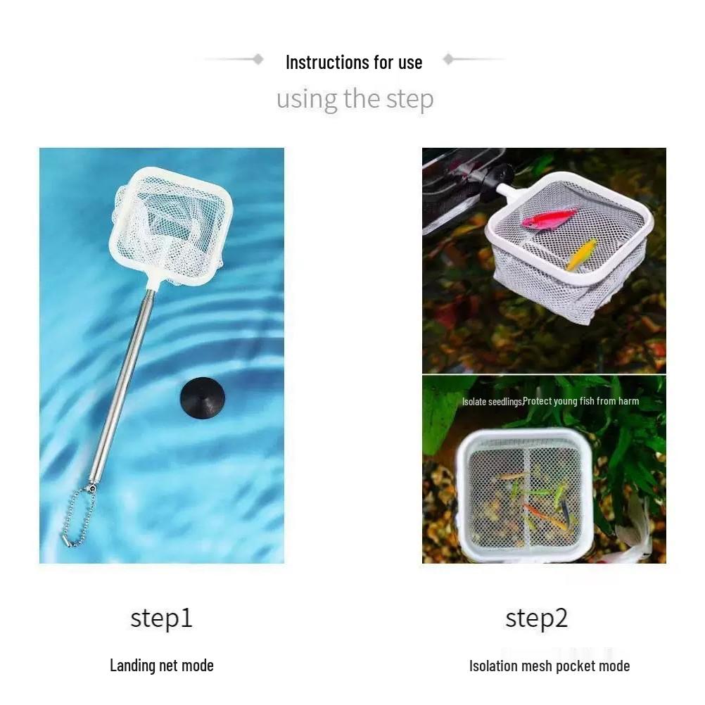 Small 3D Fine Mesh Scoop Net for Tropical Aquarium Fish