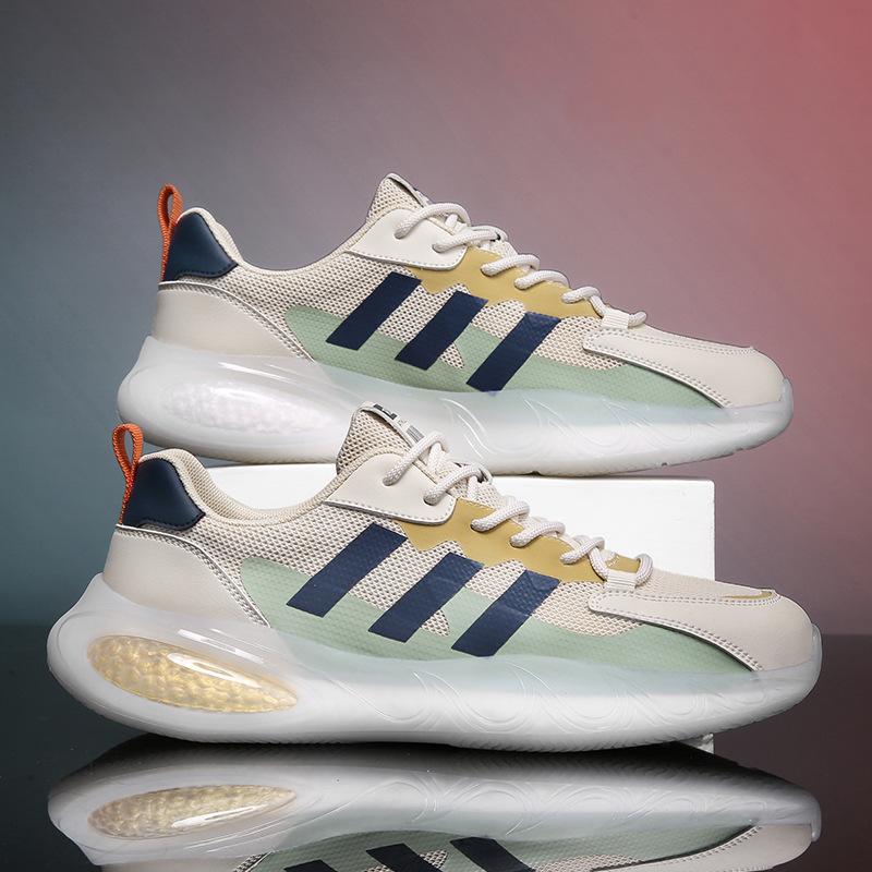 Živé popcornové kokosové boty jaro a léto síťované prodyšné tenisky 2025 ležérní běžecké boty lehké pánské boty