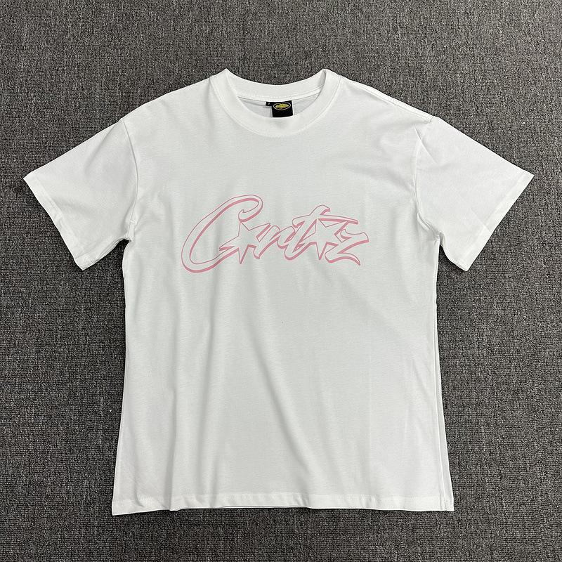 Corteiz Alcatraz Series T-shirts for Men and Women, Short-sleeve Short Sleeve with Lettered Logo Print Crew Neck Loose Casual T-shirt