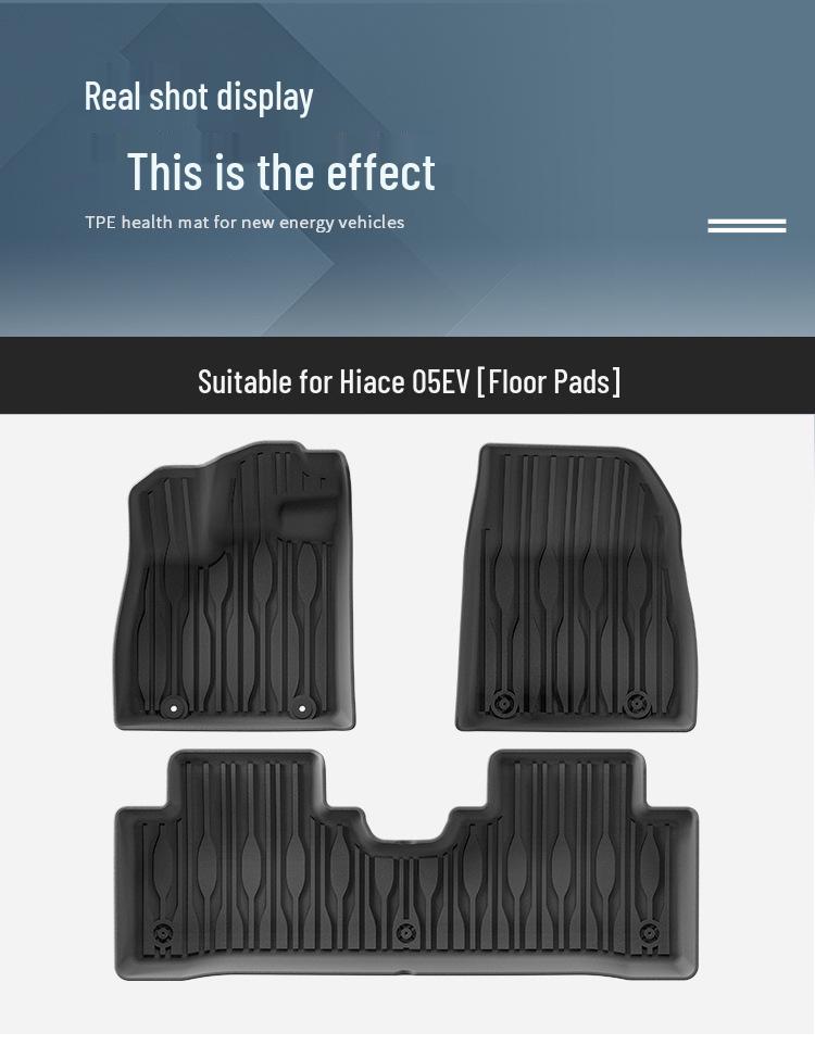 All-Weather TPE Floor Mats & Trunk Mat for Haishi 05 EV - Compatible with 25 Models