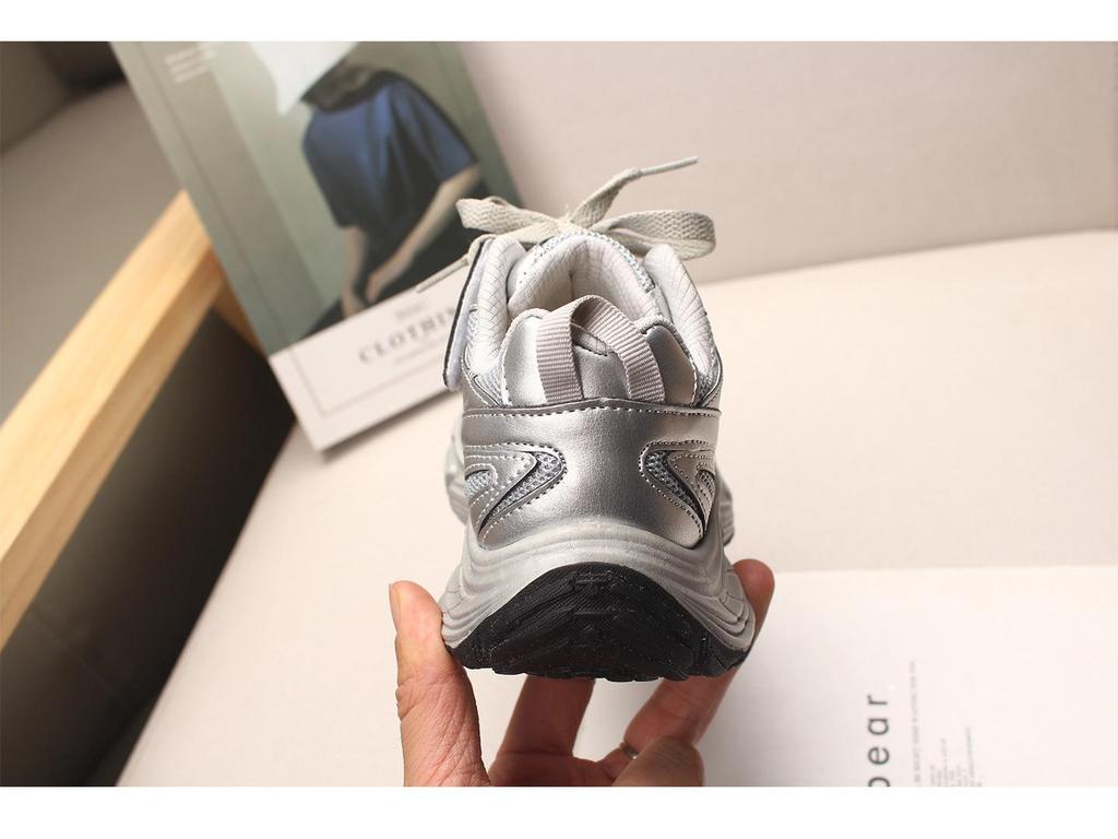 2026 Spring Kids Street Style Mesh Sneakers - Breathable Unisex Shoes for Boys and Girls