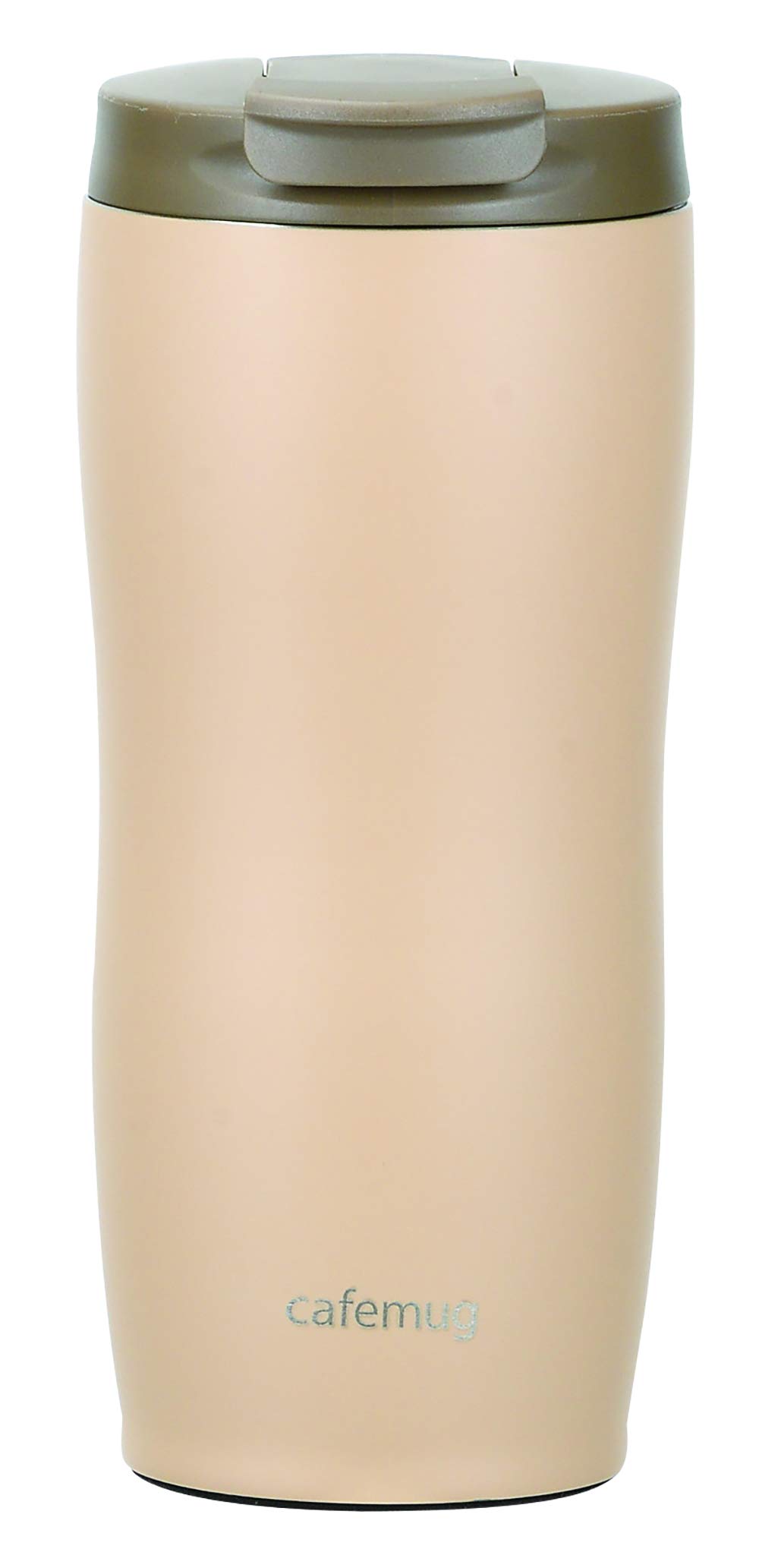 Pearl Metal Stainless Steel Tumbler Smoky with Cafe 75 x 75 x 170mm 360, Beige, Lid, Mug, HB-5169,