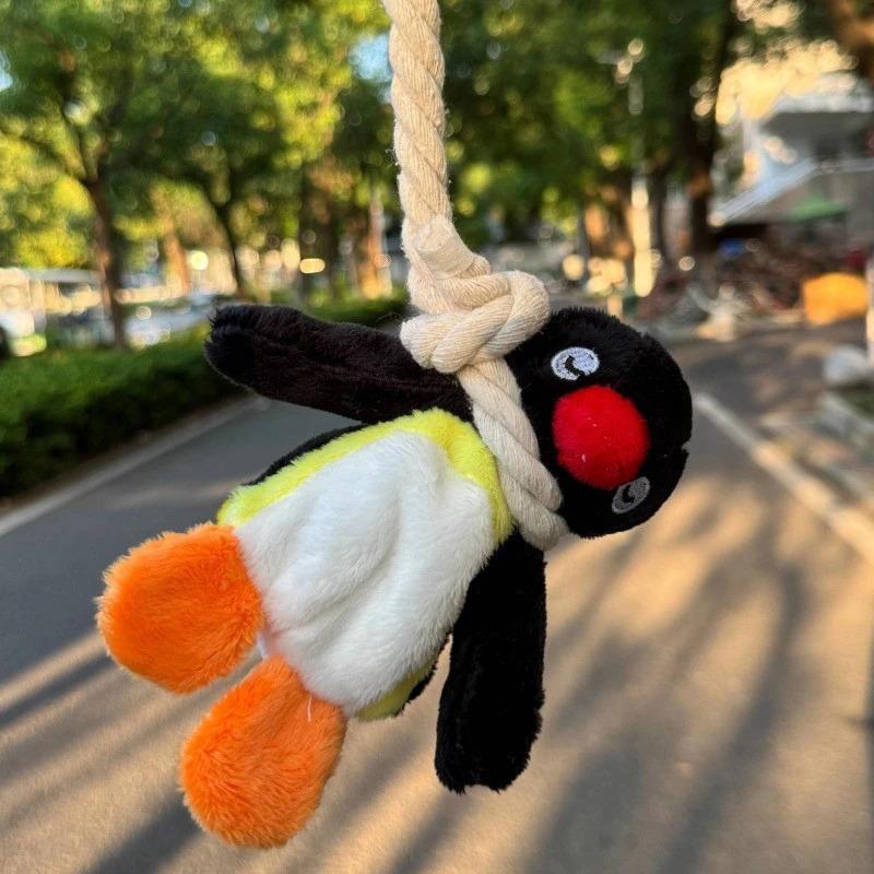 Süßer Pinguin Plüsch Schlüsselanhänger Niedliche Pinguin Puppe Anhänger Kreativer Tier Schlüsselanhänger Exquisite Rucksack Dekoration Umhängeband Geschenk