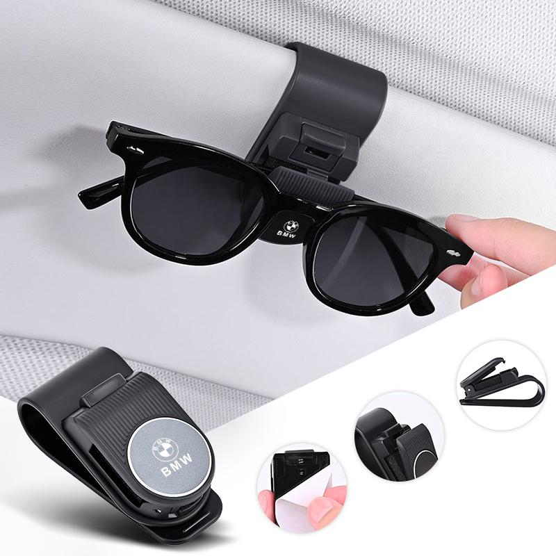 Eyeglasses Holder Clip Easy Mount Fits All Vehicles Secure Fashion Glasses Storage For BMW M5 M4 M3 F20 F40 F22 F30 E90 F32 F10 ZK9