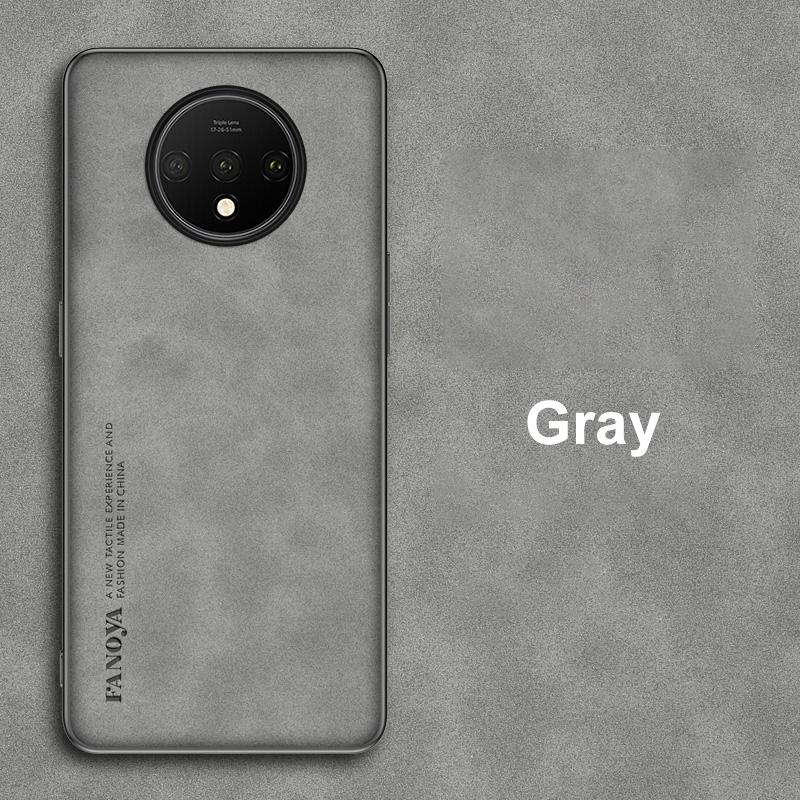 Luxury PU Leather Case For OnePlus 7T 7 Pro Cover Matte Silicone Phone Case For OnePlus 7T Pro 7Pro One Plus 7 T OnePlus7 Coque