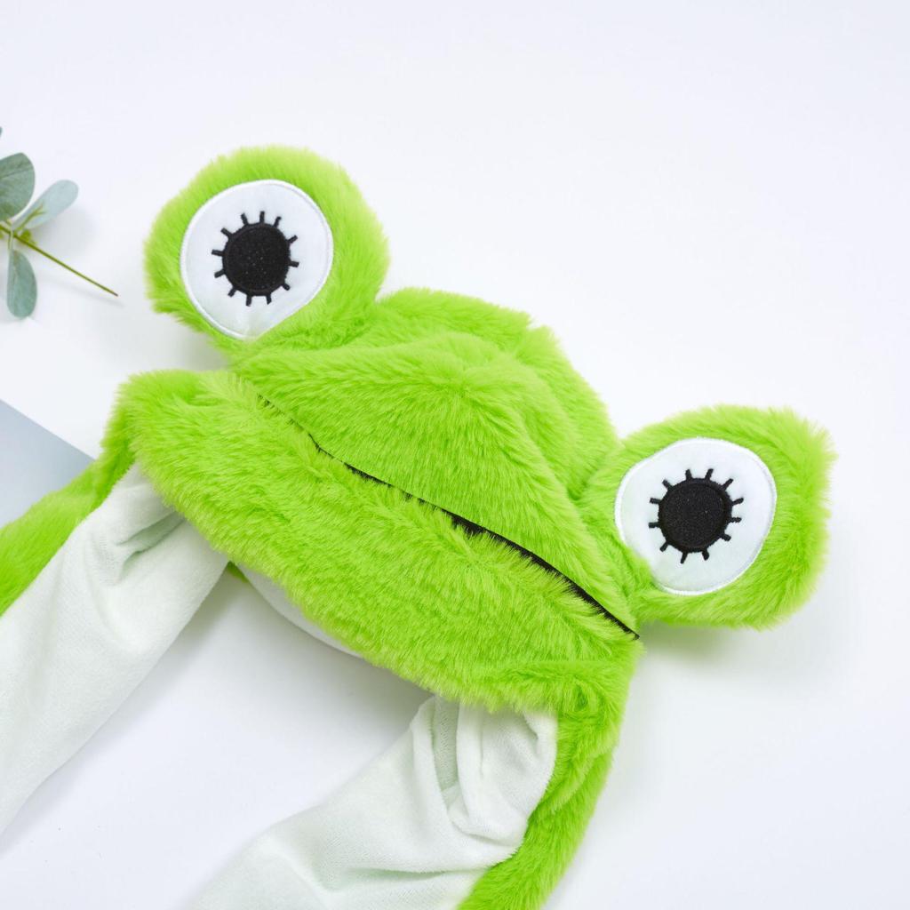 Entzückende Tier-Mütze mit beweglichen Ohren - Kinderwarme Cartoon-Stil mit Airbag-Spielzeug-Funktionen